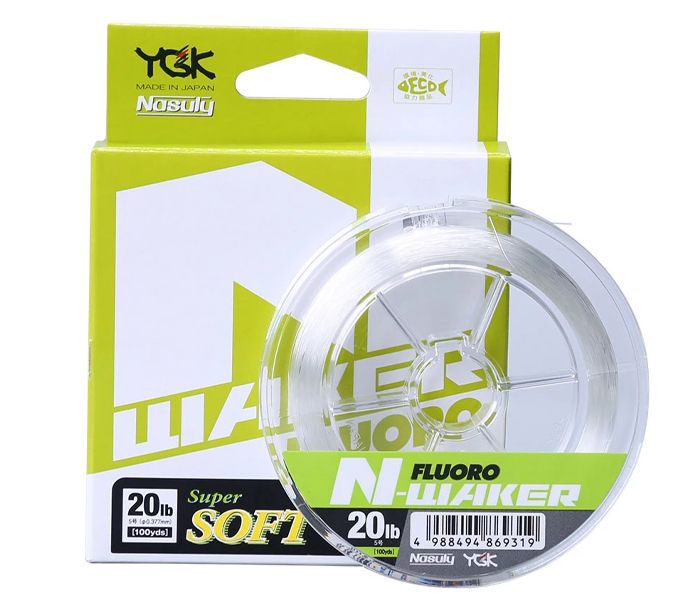 YGK N-WAKER FLUORO FLUOROCARBON LINE 100YRDS