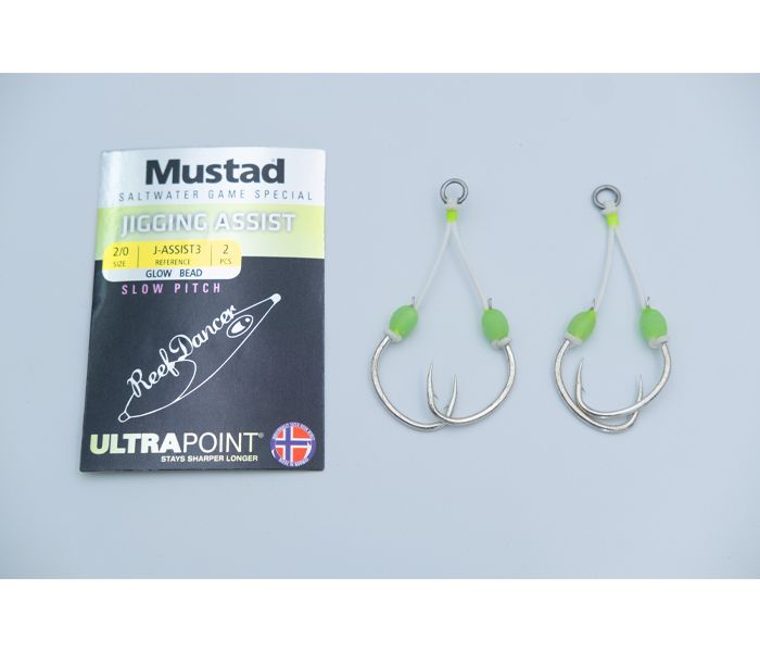 MUSTAD  DOUBLE JIGGING ASSIST RIG J-ASSIST3
