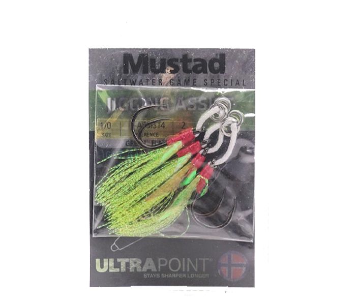 MUSTAD LIGHT JIGGING ASSIST HOOK J-ASSIST 4