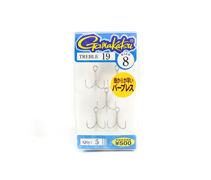 Gamakatsu 66224 Treble Hook Treble 19
