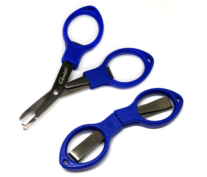 Gamakatsu Folding Braid Scissors with Split Ring Opener