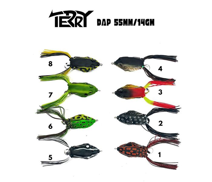 TERRY DAP FROG WITH SPINNER 40MM 6GM
