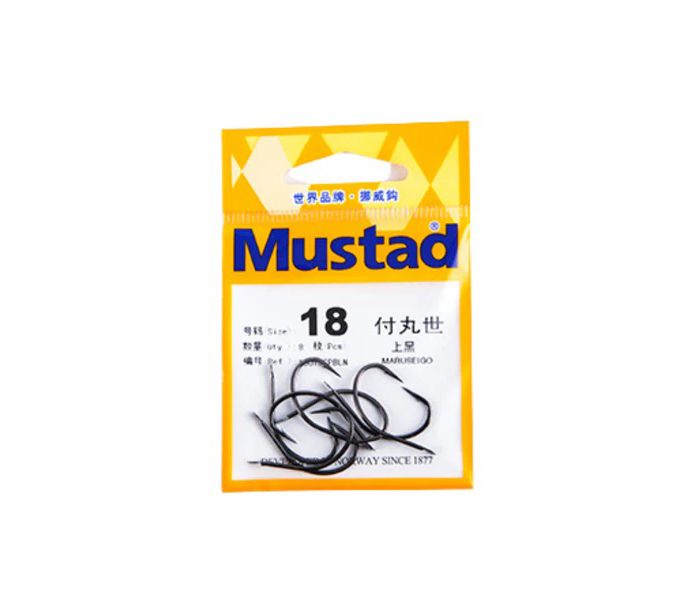 Mustad 10757 SP BN Chinu Hook Ringed Kirbed