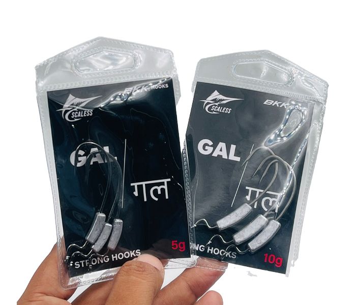 SCALESS GAL WEIGTED WORM HOOK