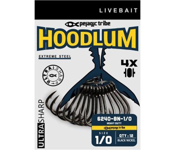 Pelagic Tribe Hoodlum Live Bait 4X Hook