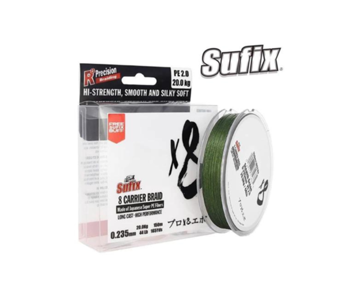 Sufix X8 Carrier Braided Fishing Line 100m/110Yds