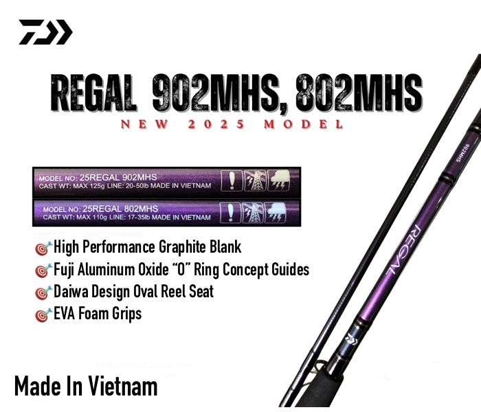 DAIWA 2025 REGAL SPINNING ROD