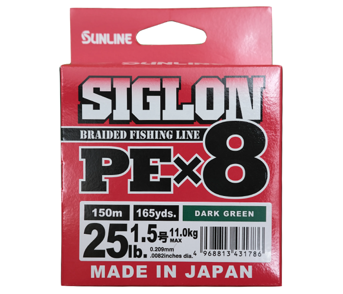 SUNLINE SIGLON PE X8 300m 330yds Tackletips